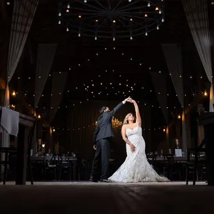First dance in the reception hall