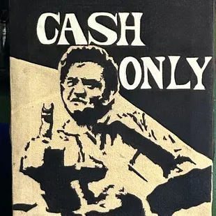 The sign says it all  &quot;CASH ONLY&quot;