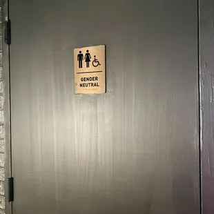 Gender Neutral Bathrooms!