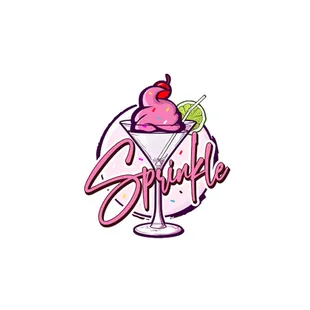 a drink with a cherry on top