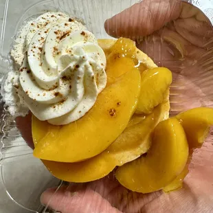 Brown butter peach tart