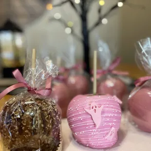 Caramel chocolate covered apples