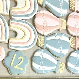 Decorated cookies