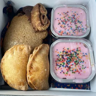 Pineapple Empanadas, Concha, Orejas, Mexican Pink Cake