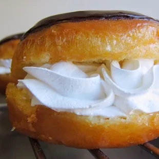 Sprinkles Donuts makes a signature line of donuts filled with hand-made whipped cream, fresh daily!