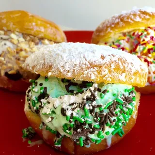 Donut Ice Cream Sandwich