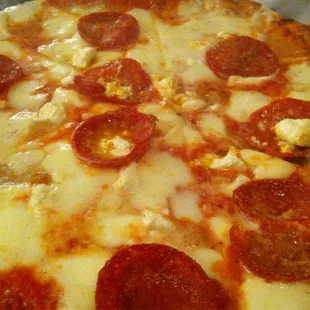 Spicy Salami Pizza