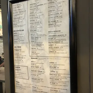 Menu.