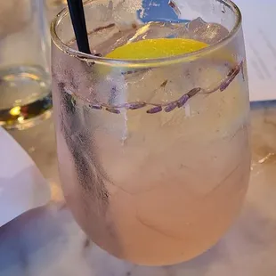 Lavender sangria