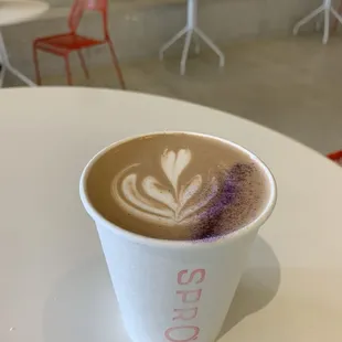 Island hop (ube, coconut, SPRO, and housemade tres leches milk)