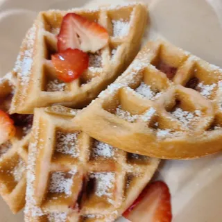 Strawberry Guava Mochi Waffle