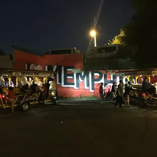 2015-08-13 20.34.06; I Love Memphis Mural on Cooper Street  - Cooper Young - CMYE Sprock n' Roll Party Bike, Memphis TN