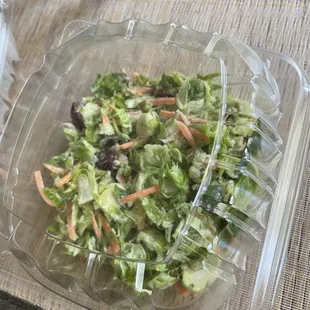 Brussel sprout cold slaw