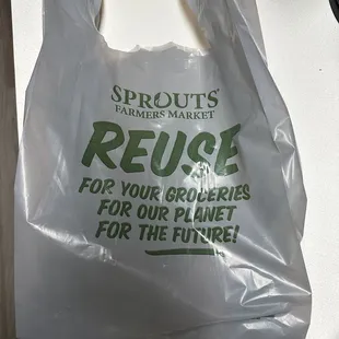 Reusable bags are a little extra on checkout so bring your own!