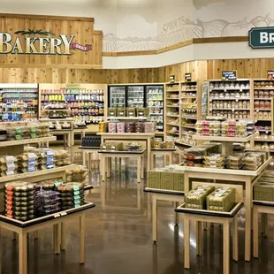 the interior of a grocery store