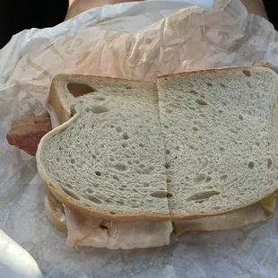 Turkey Sandwich with Bacon