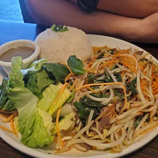 Basil Beef dish