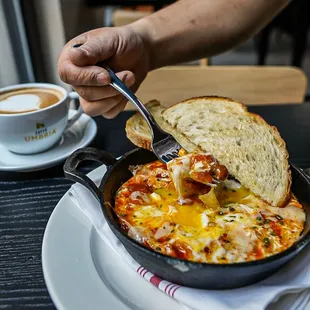 Amazing breakfast dishes like this shakshuka