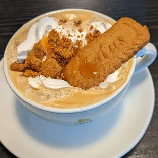 Biscoff latte.