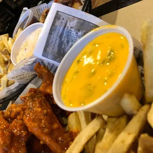 Jalapeño cheddar (foreground) &amp; Blazin Bacon Ranch (background)