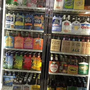 Nice beer selection.