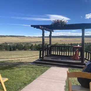 Beautiful view from the ceremony spot