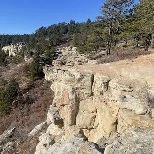 Cliff at the top