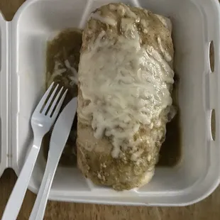 Any Meat Wet Burrito