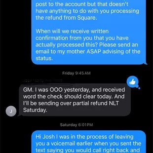 Again just proof they beat around the bush with no real resolution for this experience