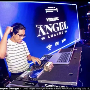 DJ Lio at Vegas Inc's Angel Awards Event (Photo: Christopher DeVargas)