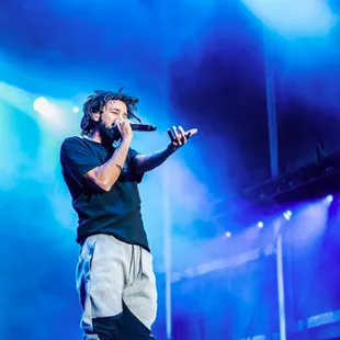 Photo of J. Cole, taken by our in-house photographer Zack. Hire our media team your next event! Don't forget to ask about DJ's &amp; more!