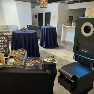 Don't forget to add on our PHOTO BOOTH! Includes custom theme; borders, colors, and font + a friendly attendant during your rental period