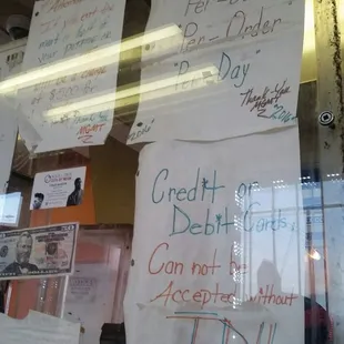 Super-professional looking signs :eyeroll: