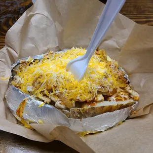 Chicken Enchilada Spud