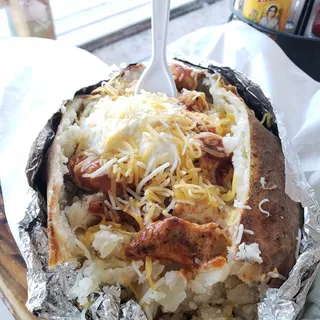 Chicken Enchilada Spud