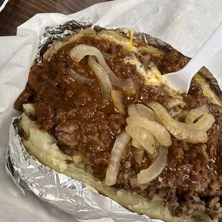 Chili Cheeseburger Spud