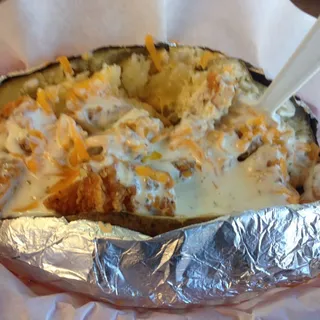 Spicy Chicken Fried Chicken Spud