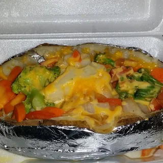 Steamed Veggie Spud