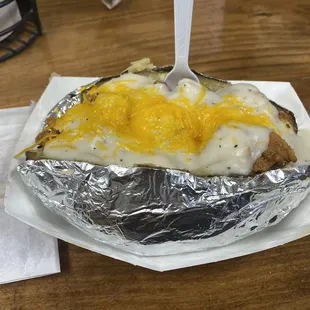 Chicken Fried Chicken Spud