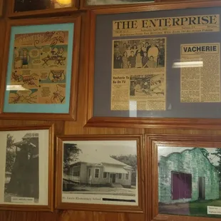 Vacherie memorabilia