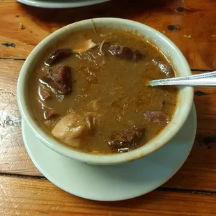 Chicken and sausage gumbo