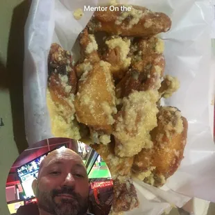 Best Garlic Parm Wings around Mentor area. Come check them out!!!