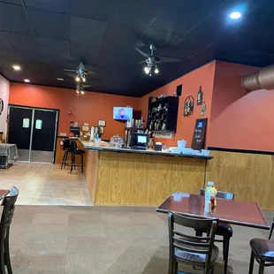 Clean fans, clean floors, clean front bar.