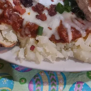 Bucking Bronco Baked Potato