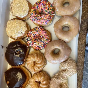 The donuts I brought home to share!
