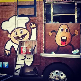 the truck..