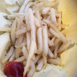 This place should be ashamed to call themselves spud runners and sell overpriced sad fries. $7+ for these awful &quot;fries&quot;