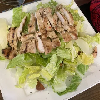 Caesar Salad With Grilled Chicken Breast