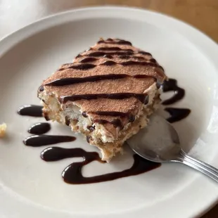 Complimentary Tiramisu!!!!!  Anything that's free is good to me