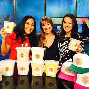 Spun Paradise owner Danna (middle) is so cool!